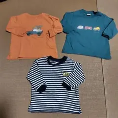 petit main 長袖Tシャツ80cm 3枚セット