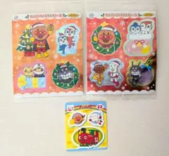 アンパンマン クリスマス ステッカー シール 2枚 おまけつき