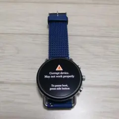 SKAGEN falstar3 スマートウォッチ ネイビー故障中