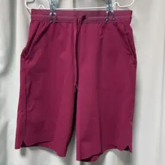 ユニクロ ウルトラストレッチアクティブハーフパンツ 紫 パープル