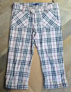 BURBERRY チェック柄 カジュアルパンツ 40　y17