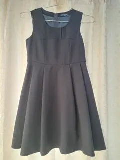 CHOPIN de deux 黒 Aラインジャンパースカート 150
