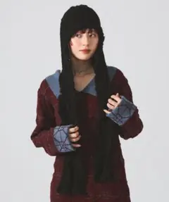 Ray BEAMS フリルフードマフラー