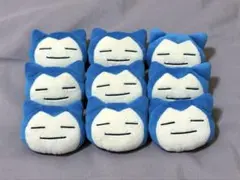 【9個セット】 ポケモン カビゴン フェイス ヘアクリップ