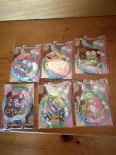 サンリオキャラクターズ 、缶ミラー　6個セット