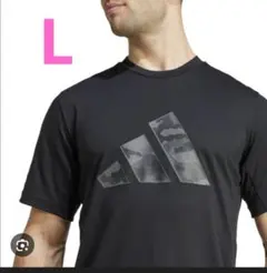 アディダス エッセンシャルズカモグラフィック ロゴ 半袖Tシャツ 　値下げ不可
