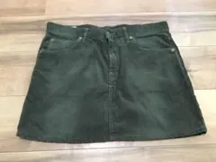 Lee リー コーデュロイ スカート グリーン系 Mサイズ