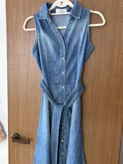 Rady デニムブルー ノースリーブワンピース美品♡