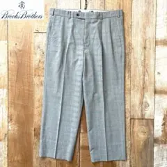 【Brooks Brothers】裾未処理 ツータック ウールスラックス Brooks Brothers】裾未処理 ツータック ウールスラックス - メルカリ