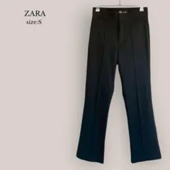 ザラZARA フレアパンツ　スラックス　センタープレス　ストレッチ　フォーマル