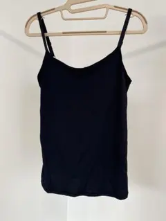 エアリズム ブラ付きキャミソール 黒