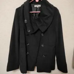 ブラックピーコート レディース