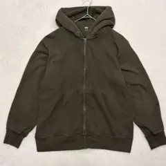 UNIQLO ユニクロ ジップパーカー XL カーキ