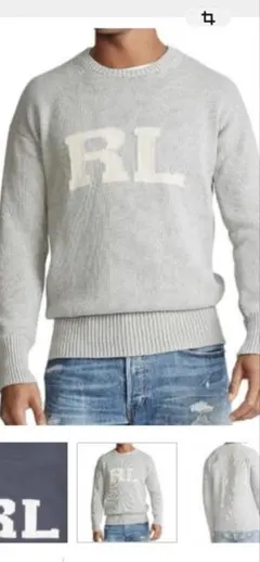 Polo Ralph Lauren グレー ニットセーター Mサイズ