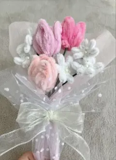 モールフラワーブーケ　可愛い　枯れない花　プレゼント