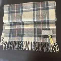 Aquascutum ラムズウール マフラー スコットランド製