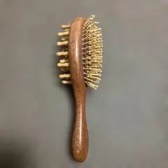 木製 ヘアブラシ 頭皮ケア 血行促進　マッサージブラシ