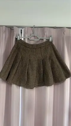 SHEIN チェック柄プリーツスカート XS