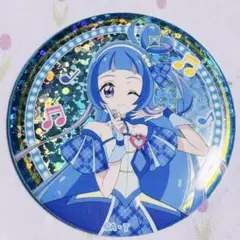 キミプリ プリキュア 缶バッジ ホログラム ブルジュラ ウインク 1個