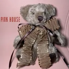 タグ付き ピンクハウス PINKHOUSE ぬいぐるみブローチ コサージュ くま