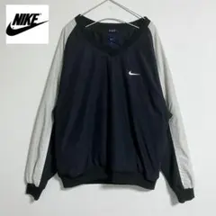 90s NIKE Golf ロゴ 刺繍 プルオーバー ナイロン ジャケット XL