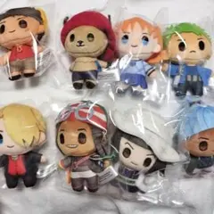 ワンピース アイマスク付きぬいぐるみ 麦わら一味セット - メルカリ