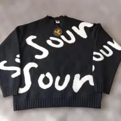 Sour ニットセーター 黒と白