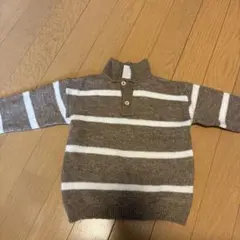 h&m ストライプ ニットセーター 80サイズ