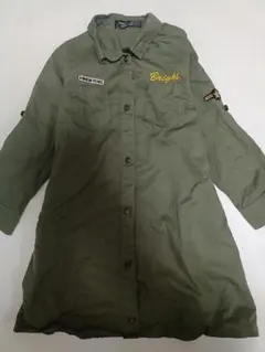 子供服大放出 ミリタリー長袖シャツワンピ 2way Y2K 00s平成 120