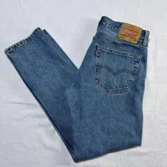 Levi's 505 ストレートブルーデニム W32 L32ウエスト81