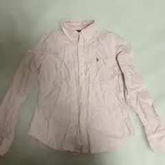 Ralph Lauren ボタンダウンシャツ サイズ9 ピンクストライプ