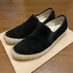 Dedes デデス 本革 スエード スリッポン ブラック 26cm メンズ