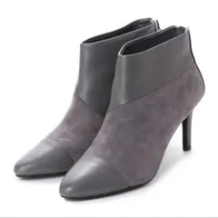 【美品】COLE HAAN グレー ブーティー　ショートブーツ 23.5cmのサムネイル