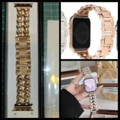 アップルウォッチバンド コンパチブル 38mm 40mm 41mm レディース