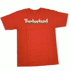 Timberland ティンバーランド ブランドロゴ Tシャツ レッド XL