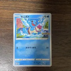 ゼニガメ プロモ ポケモンGO 1枚 pcf702 - メルカリ