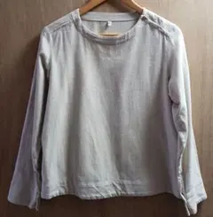 無印良品　生成り ベージュ 長袖 カットソー XS