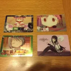 【まどか☆マギカ】カード4枚セット