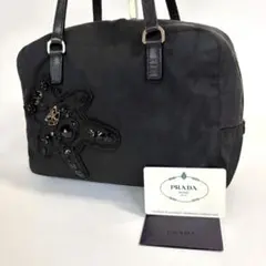 PRADA テスート ベア ビジュー ハンドバッグ - メルカリ
