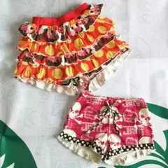 ジャム♡ふりふりおパンツ♡チラ見えヘッチャラ パンツ【新品未使用２枚セット】