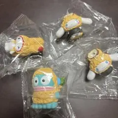 サンリオキャラクターズ　天麩羅　４個セット マイメロ ハンギョドン、シナモン×2