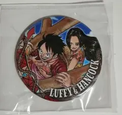 モンキー・D・ルフィ & ボア・ハンコック 缶バッジ