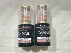 セリア　プリムピンク　フラッシュ　 ジェルネイル 2個セット