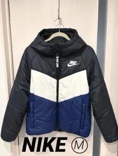 Nike ダウンジャケット 黒 ネイビー/ホワイト