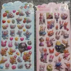 エンジェルブルー ズートピア 立体シール 2シートセット