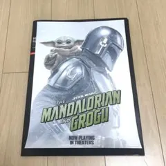 Happyくじ マンダロリアンアンドグローグー H賞 ポスター メタリック