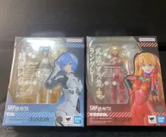 エヴァンゲリオン　S.H.フィギュア　ミニフィギュア　リボルテック　セット