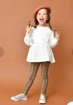 ブランシェス　重ね着風長袖Tシャツ&パンツ　セット