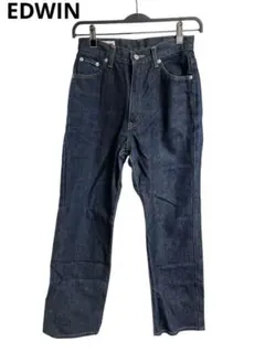 EDWIN ストレートデニム 404 ダークブルー