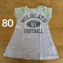 F.O.KIDS エフオーキッズ　Tシャツワンピ　80のサムネイル